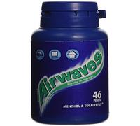 Wrigley's Airwaves Menthol & Eucalyptus Chewing Gum 46 Pieces (Pack of 6)
