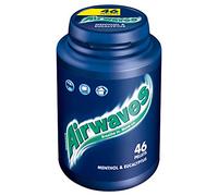 Wrigleys Airwaves Menthol Eucalyptus Sugarfree Chewing Gum Bottle 64g / 46pce x 6 Sugarfree Chewing Gum