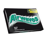 Wrigley's Airwaves Sugarfree Gum - Black Mint (10 per pack x 5) by Groceries