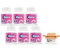 Wrigley's Extra Bubblemint Chewing Gum 46 Pieces - Pack of 6 | Sugar Free Gum | Refreshing Bubblegum Mint Flavour | 276 Pieces Total | Convenient Multipack for Home, Work & Travel