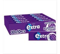Wrigley's Extra Chewing Gum Blueberry Flavour Sugar Free Helps keep Teeth Clean And Mouth Fresh - Sold By Kidzbuzz (30)