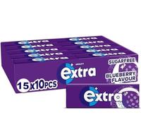 Wrigley's Extra Chewing Gum Blueberry Flavour Sugar Free Helps keep Teeth Clean And Mouth Fresh - Sold By Kidzbuzz (15)