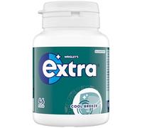 Wrigley's Extra Chewing Gum Bottle Sugar Free, Cool Breeze Flavour, 46 Pieces
