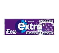 Wrigley's Extra Chewing Gum (Pack Of 20) Blueberry Flavour Sugar Free Helps keep Teeth Clean And Mouth Fresh