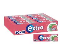 Wrigley's Extra Chewing Gum, Watermelon Flavour , 30 Packs of 10 Pieces, Sugar Free Chewing Gum Bulk Pack with Xylitol (300 pieces)