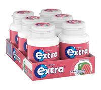 Wrigley's Extra Chewing Gum, Watermelon Flavour, 6 Bottles of 46 Pieces, Sugar Free Chewing Gum Bulk Pack with Xylitol (276 pieces)