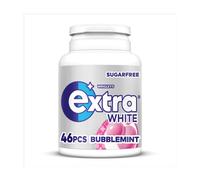 Wrigleys Extra White Bubblemint Chewing Gum Sugar Free Pack of 30 Packets x 14g
