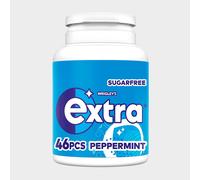Wrigleys Extra Peppermint Sugarfree Chewing Gum Bottle, Blue One Size