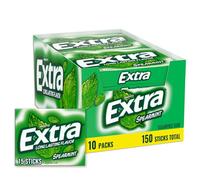 Wrigleys Extra Spearmint Sugarfree Chewing Gum Box Of 10 x 15 Stick Packs