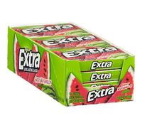 Wrigleys Extra Sweet Watermelon Sugar Free Chewing Gum 15 Stick Pack Box of 12 Packs