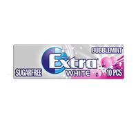 Wrigleys Extra White Bubblemint Chewing Gum Sugar Free Pack of 30 Packets x 14g