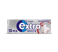 Wrigley's Extra White Chewing Gum, Peppermint Flavour, 20 Packs of 10 Pieces,