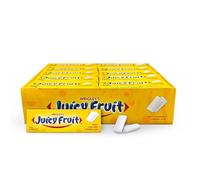WRIGLEY'S JUICY FRUIT Chewing Gum Bulk Pack - 30 Packs of 10 - 360g, Long-Lasting Extra Chewing Gum for Fresh Peppermint