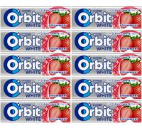 Wrigley's Orbit White Strawberry Chewing Gum 30 pieces x 14g Carton