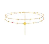 Wriidy Layered Solar System Waist Chain Universe Planets Belly Chain Colorful Beads Body Chain Jewelry Accessories for Women , 31+8 inches, Non-Precious Metal, No Gemstone
