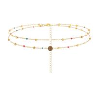 Wriidy Layered Solar System Waist Chain Universe Planets Belly Chain Colorful Beads Body Chain Jewelry Accessories for Women , 24+8 inches, Non-Precious Metal, No Gemstone