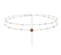 Wriidy Layered Solar System Waist Chain Universe Planets Belly Chain Colorful Beads Body Chain Jewelry Accessories for Women , 31+8 inches, Non-Precious Metal, No Gemstone
