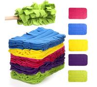 WRINGKIT 15 Pieces Reusable Duster Refill, 360° Heavy Duty Fleece Duster Pads Refills, Compatible with Swiffer Hand Duster, for Cleaning Ceiling, Fan Hardwoods Window Kitchen Floor