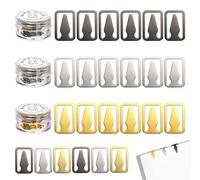 WRINGKIT 150 Pieces Book Darts Bookmarks, Mini Thin Stainless Steel Book Line Markers, Mixed Page Marker Clips for Reading Teachers Students Book Lovers Men, 3 Colors