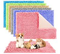 WRINGKIT 6 Pack Guinea Pig Mats, 16x24 Inch Guinea Pig Cage Liner, Reusable