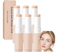 Wrinkle Bounce Multi Balm, Retinol Firming Serum Stick for Face Neck, Anti-Wrinkle Moisturizing Balm with Hyaluronic Acid, Portable Skincare Stick for Eyes Fine Lines (6Pcs)