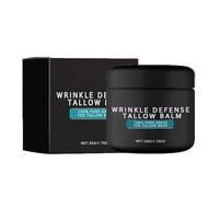 Wrinkle Defense Tallow Balm, Skin Care for Men Tallow, Face Wash & Night Serum, Facial Skin Care Kit for Men, Grass-Fed Natural Formulation (C)