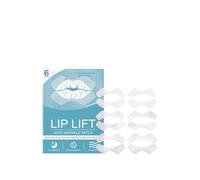 Wrinkle for Lip, Line, Silicone Sticker for Smooth Fine Lines, Collagen for Lip Lift, Fast Acting-6pcs Hql122 (Light blue, 7.2x5.2x1cm)