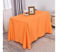 Wrinkle-Free Rectangular Tablecloth 100% Polyester Cotton & Linen Blend Washable & Reusable Kitchen Table Cover ge 120x180cm - Perfect for Dining & Events