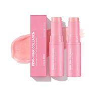 Wrinkle Multi Balm Stick, Calcium Multi Balm Stick, Pure Collagen Wand, Firming & Hydrating Balm With Collagen, Smooth Makeup Prep & Instant Glow - Korean Skincare for Face Lip Eye Travel Size (2Pc)