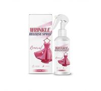 Wrinkle Release Spray Static Guard Spray - 120ml Portable Fabric Refresh Mist with Fresh Scent, Smooths Wrinkles & Reduces Static for Shirts, Travel, Daily Wear