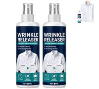 Wrinkle Release Spray Travel Size, 100ml Travel Wrinkle Release Spray, Instant Wri kle Rel ase - No Iron, Travel-Ready, Static-Free & Fresh (2pcs)