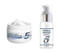 Wrinkle Remover & Filler Set for Deep Wrinkles 30g + 30ml - For Face & Neck | 5-Second Instant Face Lift Cream，Anti-Aging Firming Cream for Face & Neck，Skincare Set for All Skin Types