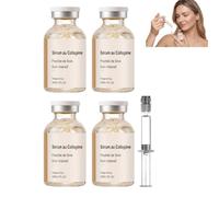 Wrinkle Serum for Face, Triple Collagen Serum, Glowing Skin. (4PCS) | Deep Collagen Serum Silk Peptide Ampoule, Silk Peptide Intensive Lifting Ampoule, Firming & Wrinkle-Reducing Serum.