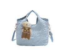 Wrinkled Design Handbag With Decorative Detail Adjustable Crossbody Purse Roomy Interior For Essential Compact Styles Crossbody Purse
