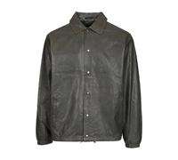 Wrinkled Leather Overshirt - male - Giorgio Brato - Leather Jackets - Gray - L - Jackets L