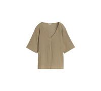 Wrinkled V-neck Blouse for Women Tom Tailor Vert M