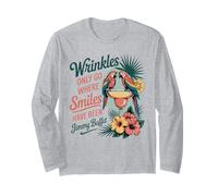 Wrinkles Only Go Where Smiles Have Been Long Sleeve T-Shirt