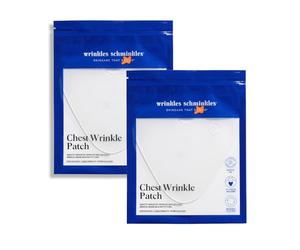 Wrinkles Schminkles Chest, Cleavage & Body Stretch Mark Wrinkle Patches | Reusable Hypoallergenic Pregnancy Safe Silicone Smoothing Pads to Prevent and Reduce Wrinkles & Stretch Marks | 2 Pack