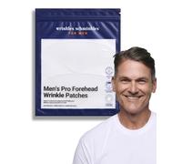 Wrinkles Schminkles Mens Reusable Silicone Forehead Wrinkle Patch-Pack of 2