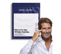 Wrinkles Schminkles Mens Under Eye Patches - Rejuvenate Wrinkles with Medical Grade Silicone Reusable Anti-Wrinkle Patches for Under Eye Treatment, Banish Dark Circles (3 Pairs)