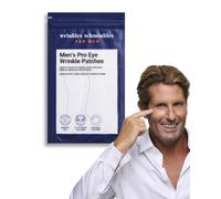 Wrinkles Schminkles Mens Under Eye Wrinkle Patches, Smooth Eye Wrinkles, Crows Feet & Dark Circles Overnight, 1 Pair Reusable Medical Grade Silicone Patches