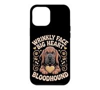 Wrinkly Face Big Heart Bloodhound Case for iPhone 12 Pro Max