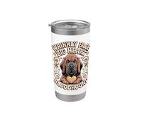Wrinkly Face Big Heart Bloodhound Stainless Steel Insulated Tumbler