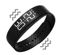 Wrist Alarm Clock Wearable Silicone Rechargeable Reminder | Alarm Watch for Heavy Sleepers for Women Men Elderly Teens Students Commuting Bedroom Dorm Library Travel