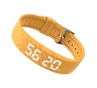 Wrist alarm? - Watch Wearable Silent Timer - Vibration Adjustable Alarm Clock Wristband Sleep Travel for Women Men Adults Girls Children Seniors, yellow, 説明を参照してください