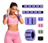 Wrist Ankle Weights for Women, 2LB Weight Non-Slip Hand & Leg Weighted for Strength Training, Walking, Running, Yoga, Pilates, and Jogging Lilac