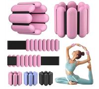 Wrist & Ankle Weights for Women, Wearable Strong Arm & Leg Weights Set of 2(1Lbs Each), Adjustable Ankle Weights for Walking, Yoga, Dance, Barre,Gym,Exercise,Pilates,Walking Running