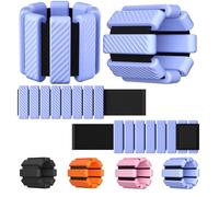Wrist & Ankle Weights for Women, Wearable Strong Arm & Leg Weights Set of 2(1Lbs Each), Adjustable Ankle Weights for Walking, Yoga, Dance, Barre,Gym,Exercise,Pilates,Walking Running (Blue)