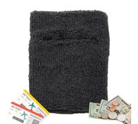 Wrist Bag for Women - Zipper Wrist Wallet, Key Pocket | Mini Sports Bag for Gym, Hiking, Running, Travel, Festivals, College Use, Cash &, Black/White, Consulte la descripción, See description