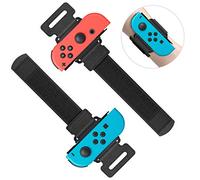 [ / ]- Wrist Bands for Just Dance 2025 2024 for Switch 2 & Switch 1 & OLED Model, Adjustable Elastic Strap for Switch 2 Controller, for Zumba Burn It Up, Two Sizes